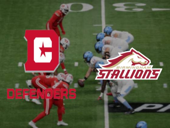 DC Defenders at Birmingham Stallions